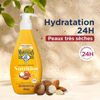 Lait Corps Hydratant Nutrition Au Beurre De Karite Amande Douce & Huile D’Argan